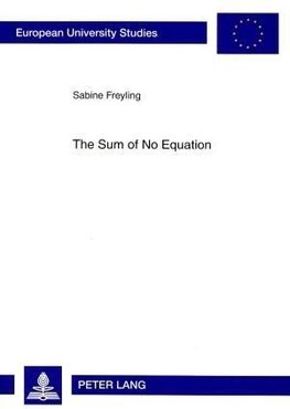 The Sum of No Equation