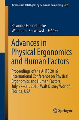 Advances in Physical Ergonomics & Human Factors