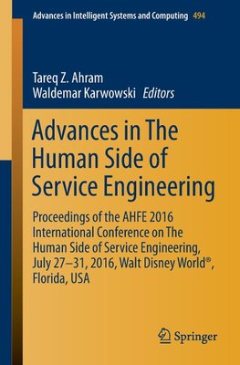 Advances in The Human Side of Service Engineering