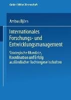 Internationales Forschungs- und Entwicklungsmanagement