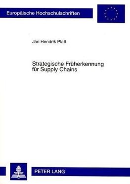 Strategische Früherkennung für Supply Chains