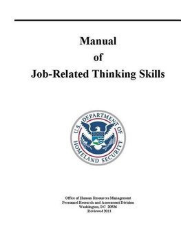 Manual of Job-Related Thinking Skills