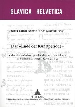 Das «Ende der Kunstperiode»