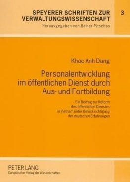 Personalentwicklung im öffentlichen Dienst durch Aus- und Fortbildung