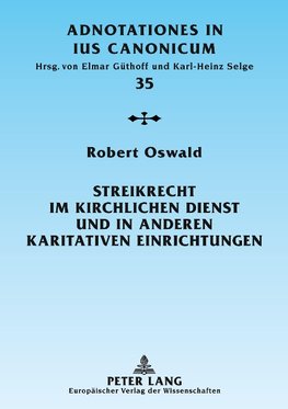 Streikrecht im kirchlichen Dienst und in anderen karitativen Einrichtungen