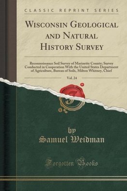 Weidman, S: Wisconsin Geological and Natural History Survey,