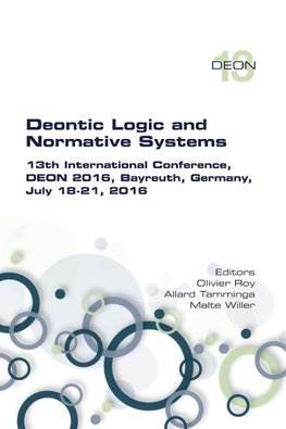 Deontic Logic and Normative Systems.  13th International Conference, DEON 2016