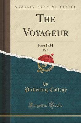 College, P: Voyageur, Vol. 7