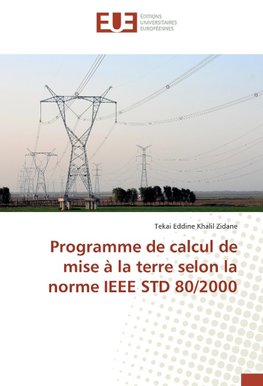 Programme de calcul de mise à la terre selon la norme IEEE STD 80/2000