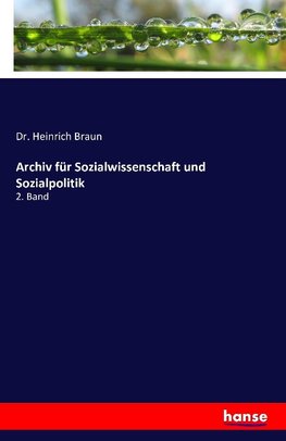 Archiv für Sozialwissenschaft und Sozialpolitik