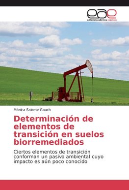 Determinación de elementos de transición en suelos biorremediados