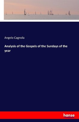 Analysis of the Gospels of the Sundays of the year