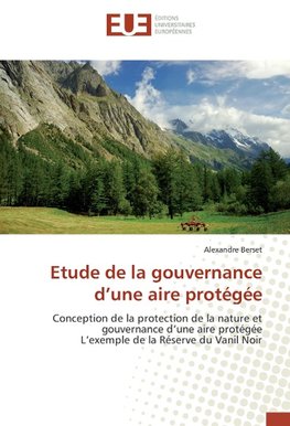 Etude de la gouvernance d'une aire protégée