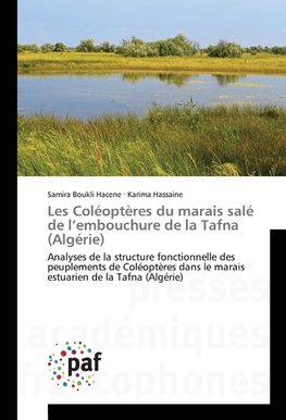 Les Coléoptères du marais salé de l'embouchure de la Tafna (Algérie)