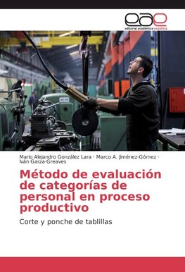 Método de evaluación de categorías de personal en proceso productivo