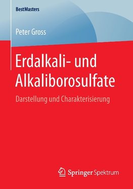 Erdalkali- und Alkaliborosulfate