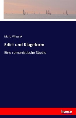 Edict und Klageform