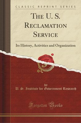 Research, U: U. S. Reclamation Service