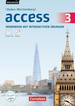 English G Access Band 3: 7. Schuljahr - Workbook mit interaktiven Übungen auf scook.de. Baden-Württemberg