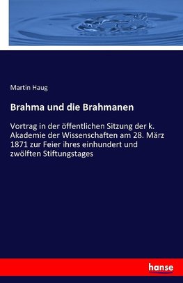 Brahma und die Brahmanen