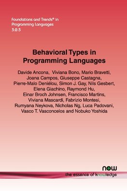 Ancona, D: Behavioral Types in Programming Languages