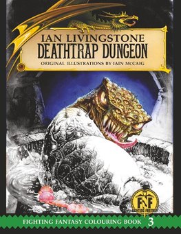 Deathtrap Dungeon Colouring Book