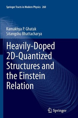 Heavily-Doped 2D-Quantized Structures and the Einstein Relation