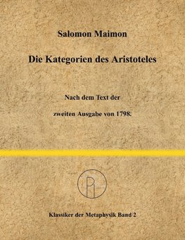 Die Kategorien des Aristoteles