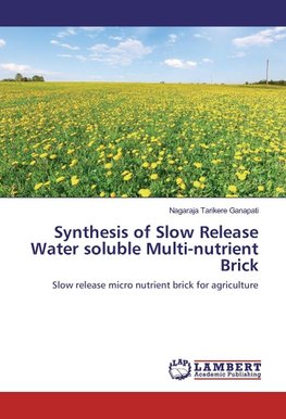 Synthesis of Slow Release Water soluble Multi-nutrient Brick