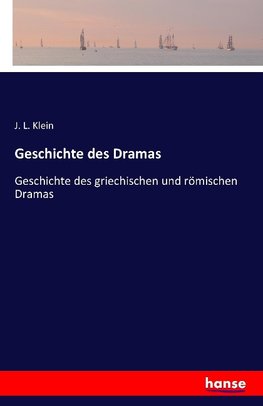 Geschichte des Dramas