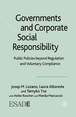 Governments and Corporate Social Responsibility