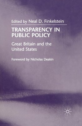 Transparency in Public Policy