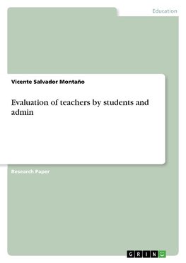 Evaluation of teachers by students and admin