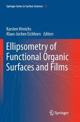 Ellipsometry of Functional Organic Surfaces and Films