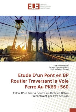 Etude D'un Pont en BP Routier Traversant la Voie Ferré Au PK66+560