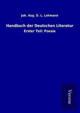 Handbuch der Deutschen Literatur