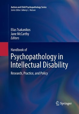 Handbook of Psychopathology in Intellectual Disability