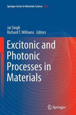 Excitonic and Photonic Processes in Materials