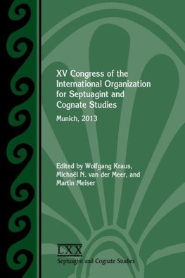 XV Congress of the International Organization for Septuagint and Cognate Studies