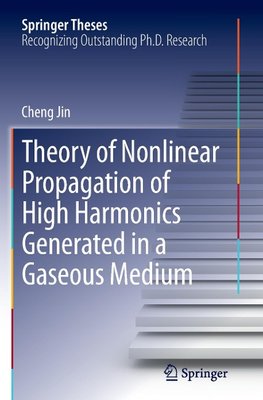 Theory of Nonlinear Propagation of High Harmonics Generated in a Gaseous Medium