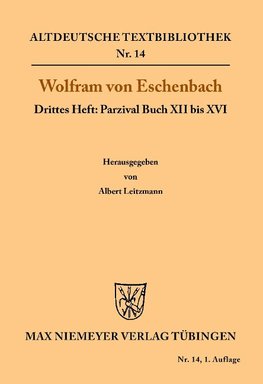 Parzival Buch XII bis XVI