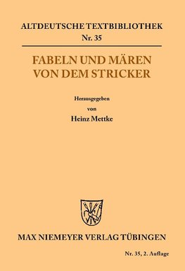 Fabeln und Mären von dem Stricker