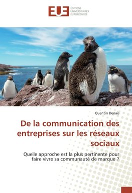 De la communication des entreprises sur les réseaux sociaux