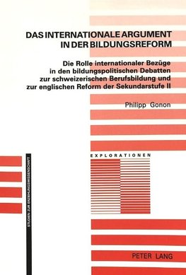 Das internationale Argument in der Bildungsreform