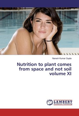 Nutrition to plant comes from space and not soil volume XI