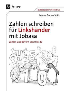 Zahlen schreiben für Linkshänder mit Jobasa