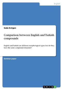 Comparison between English and Turkish compounds