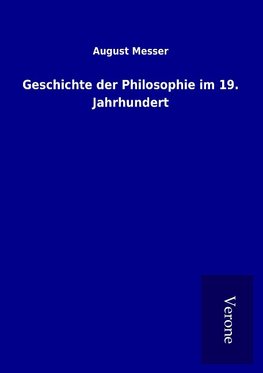 Geschichte der Philosophie im 19. Jahrhundert