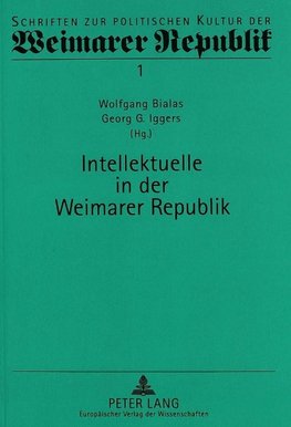 Intellektuelle in der Weimarer Republik