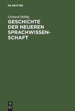 Geschichte der neueren Sprachwissenschaft